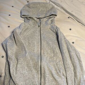 Lululemon gray scuba hoodie size 8. Like new!